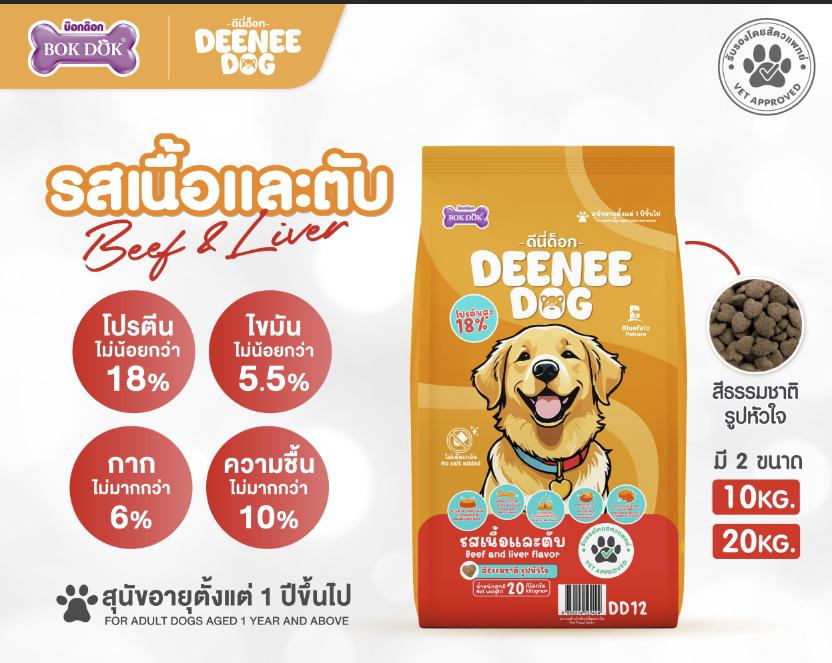 อาหารเม็ดสำหรับสุนัข DEENEE DOG ไม่เติมเกลือ ขนสวย โปรตีน18% สารอาหารครบถ้วน (ขนาด 20 kg) - Image 4