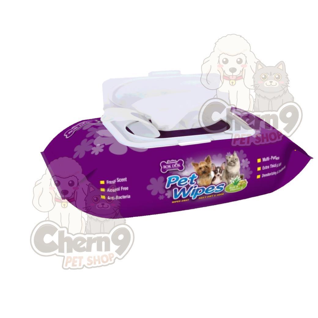 BOK DOK PET WIPES บ๊อกด๊อก เพ็ท ไวพ์ ผ้าเปียกทำความสะอาดสัตว์เลี้ยง - Image 4